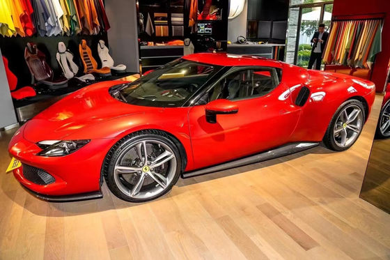 296 Ferrari Widebody Kit OEM Placa de protección del motor de fibra de carbono