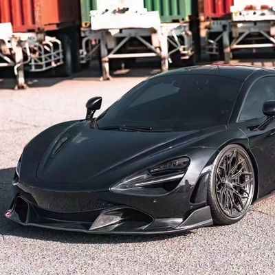 Kit de cuerpo de fibra de carbono de alta calidad de fibra de carbono para McLaren 720S 720S Fibra de carbono delantera pala trasera de difusores aletas spoiler