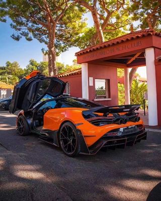 Fibra de carbono seca para McLaren 720s Kit de carrocería de fibra de carbono 720s Moderado al estilo MSY Frente y trasero del parachoques