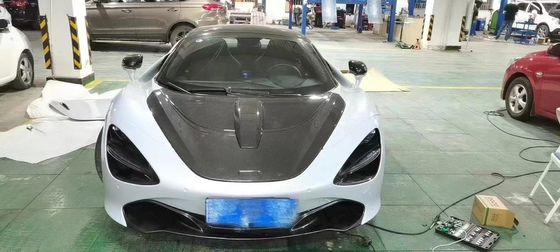 Para McLaren 720s Carbon Fiber Hood 720s mejorado NOVI estilo Carbon Fiber Hood Kit de cuerpo