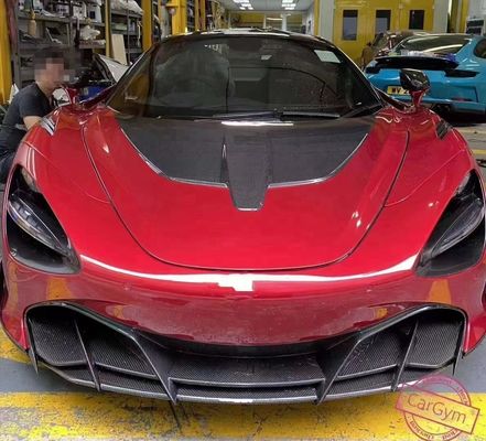Para McLaren 720s Carbon Fiber Hood 720s mejorado NOVI estilo Carbon Fiber Hood Kit de cuerpo