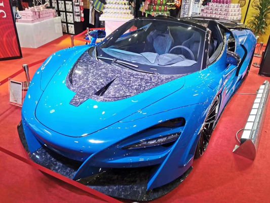 Para McLaren 720s Carbon Fiber Hood 720s mejorado NOVI estilo Carbon Fiber Hood Kit de cuerpo
