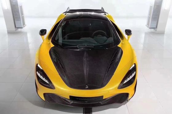 Para McLaren 720S Capó de fibra de carbono 720S mejorado Top-estilo Capó del motor de fibra de carbono