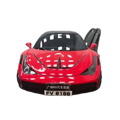 Ferrari 458 Kit de carrocería SP estilo de fibra de carbono delantero y trasero parachoque spoiler capucha 2010-2014