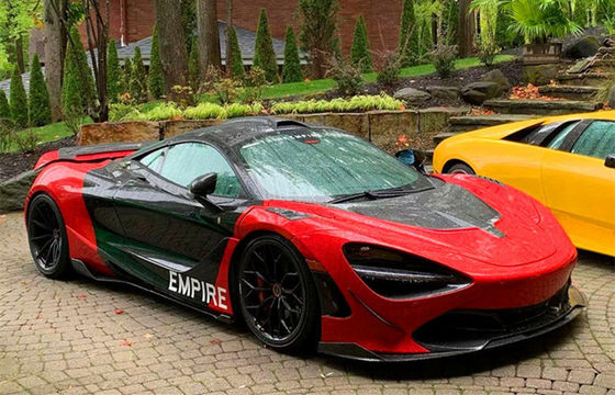 Para McLaren 720s Kit de cuerpo de fibra de carbono 720s mejorado VORS estilo Kit de cuerpo de protección de fibra de carbono