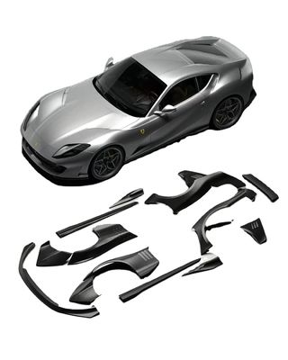812 Ferrari Body Kit de fibra de carbono cuerpo ancho 812 ZE estilo Arco de fibra de carbono