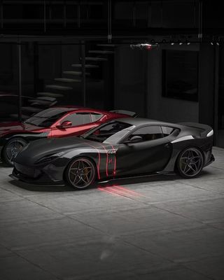 812 Ferrari Body Kit de fibra de carbono cuerpo ancho 812 ZE estilo Arco de fibra de carbono