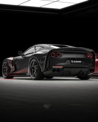 812 Ferrari Body Kit de fibra de carbono cuerpo ancho 812 ZE estilo Arco de fibra de carbono