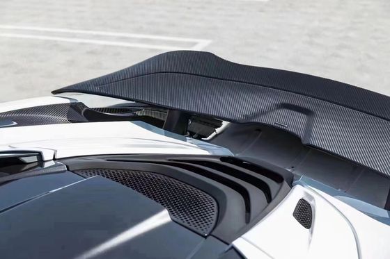 Para McLaren 720s Spoiler de fibra de carbono 720s Actualizado a ala de spoiler de fibra de carbono estilo VORS