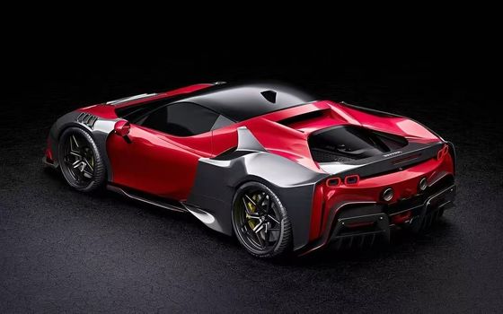 SF90 Ferrari Carbon Body Kit 2021 Widebody Kits ZE estilo Arco de ruedas