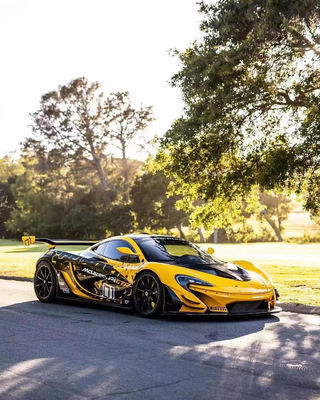 Para el kit de carrocería de McLaren P1 P1 Moderado estilo GTR delantero y trasero de amortiguadores spoilers Kit de carrocería de fibra de carbono