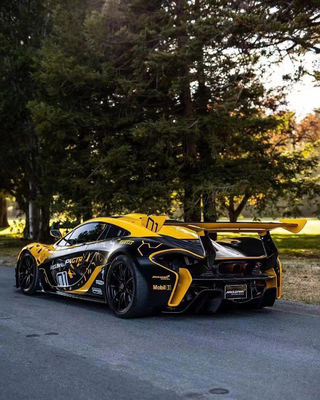 Para el kit de carrocería de McLaren P1 P1 Moderado estilo GTR delantero y trasero de amortiguadores spoilers Kit de carrocería de fibra de carbono