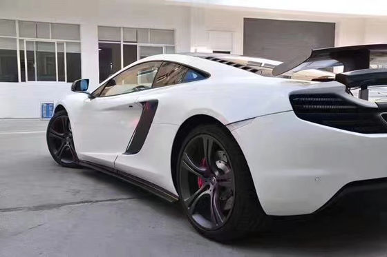 Para McLaren MP4-12C Kit de cuerpo Mp4-12c Moderado Revozport Estilo delantero parachoques difusor faldana lateral Mp4-12 Fibra de carbono Kit de cuerpo