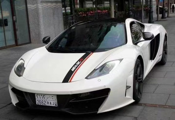 Para McLaren MP4-12C Kit de cuerpo Mp4-12c Moderado Revozport Estilo delantero parachoques difusor faldana lateral Mp4-12 Fibra de carbono Kit de cuerpo