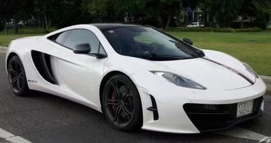 Para McLaren MP4-12C Kit de cuerpo Mp4-12c Moderado Revozport Estilo delantero parachoques difusor faldana lateral Mp4-12 Fibra de carbono Kit de cuerpo