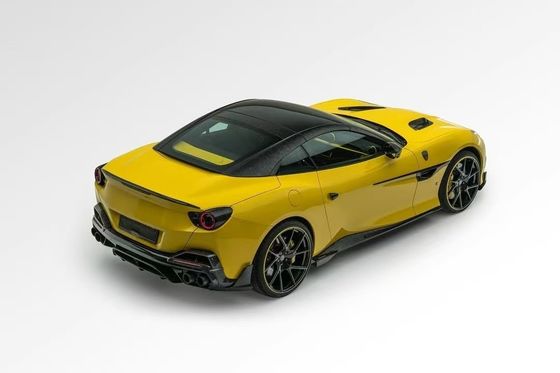 Portofino Retrofit Carbon Body Kit MSY Estilo Labio delantero Fibra de carbono difusor Spoiler lateral