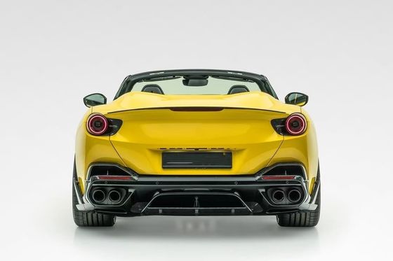 Portofino Retrofit Carbon Body Kit MSY Estilo Labio delantero Fibra de carbono difusor Spoiler lateral