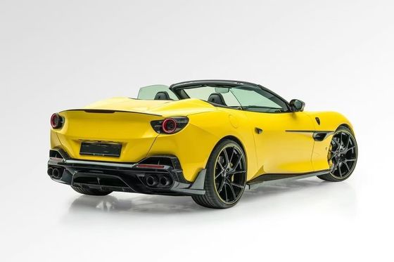 Portofino Retrofit Carbon Body Kit MSY Estilo Labio delantero Fibra de carbono difusor Spoiler lateral