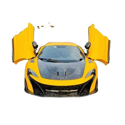 Partes de carbono para el parachoques delantero de automóviles para Mclaren Mp4 12C 625c 650S Actualización a 675LT Style Body Kit