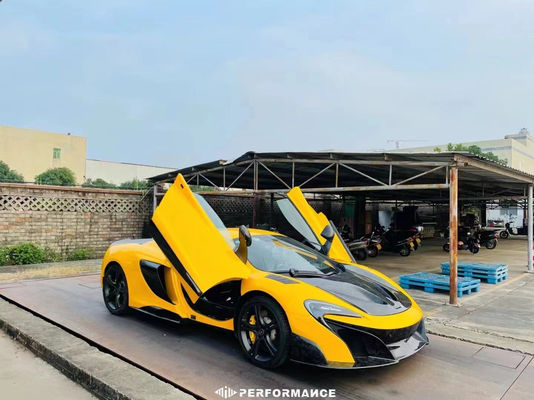 Partes de carbono para el parachoques delantero de automóviles para Mclaren Mp4 12C 625c 650S Actualización a 675LT Style Body Kit