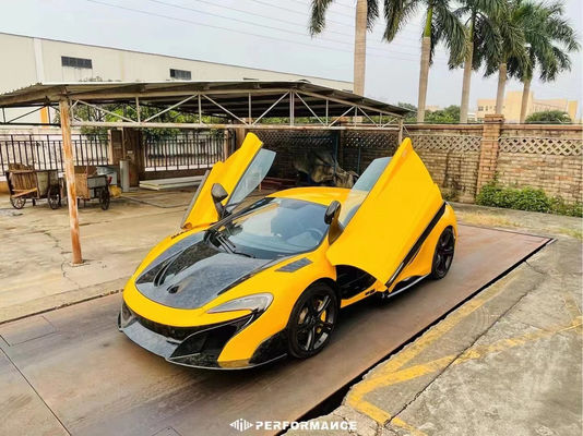 Partes de carbono para el parachoques delantero de automóviles para Mclaren Mp4 12C 625c 650S Actualización a 675LT Style Body Kit