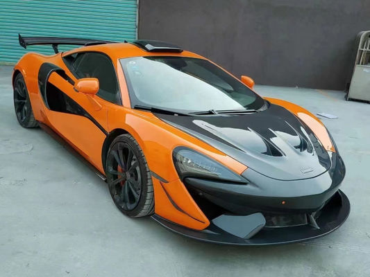 Para McLaren 540C 570S Kit de carrocería 540C 570S Modernizado GT4 Estilo delantero parachoque spoiler faldana lateral 540C 570S Kit de carrocería
