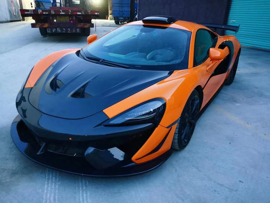 Para McLaren 540C 570S Kit de carrocería 540C 570S Modernizado GT4 Estilo delantero parachoque spoiler faldana lateral 540C 570S Kit de carrocería