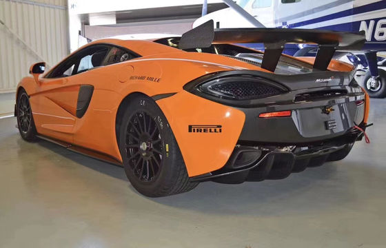 Para McLaren 540C 570S Kit de carrocería 540C 570S Modernizado GT4 Estilo delantero parachoque spoiler faldana lateral 540C 570S Kit de carrocería