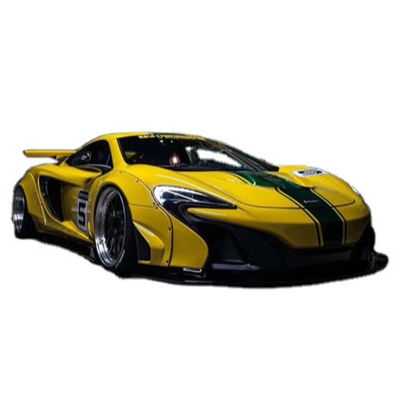 Para McLaren 650S 625c Kit de carrocería ancha 650S 625c actualiza el LB estilo delantero y trasero del parachoques spoiler Widebody Kit