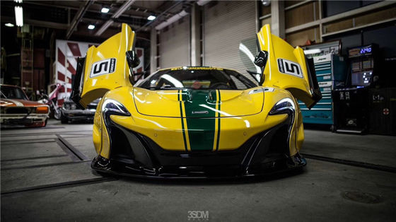 Para McLaren 650S 625c Kit de carrocería ancha 650S 625c actualiza el LB estilo delantero y trasero del parachoques spoiler Widebody Kit