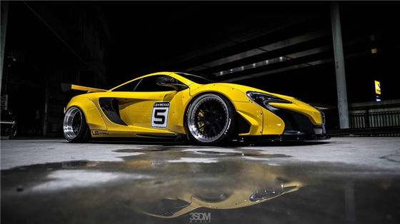 Para McLaren 650S 625c Kit de carrocería ancha 650S 625c actualiza el LB estilo delantero y trasero del parachoques spoiler Widebody Kit
