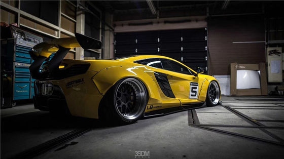 Para McLaren 650S 625c Kit de carrocería ancha 650S 625c actualiza el LB estilo delantero y trasero del parachoques spoiler Widebody Kit