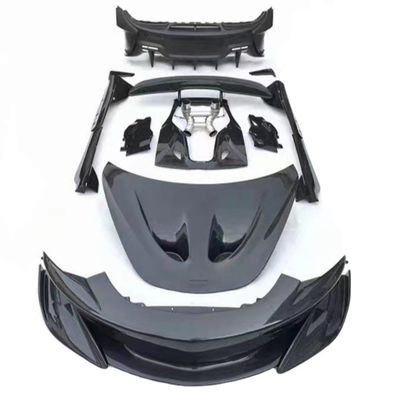 Repuestos de automóviles para McLaren 540c 570s 570gt Kit de carrocería de fibra de carbono 540c 570s 570gt Kit de carrocería de estilo 600LT mejorado 600LT Spoiler