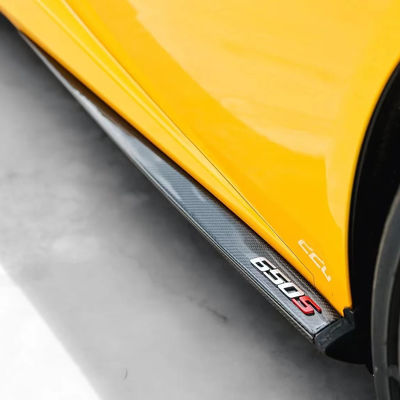 625C 650S Falda lateral de fibra de carbono 2011 - 2014 650s Kit de cuerpo Gt3
