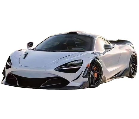 Cuerpo ancho de fibra de carbono Mclaren RYFT estilo de labio difusor de spoiler