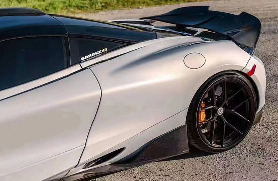 Cuerpo ancho de fibra de carbono Mclaren RYFT estilo de labio difusor de spoiler