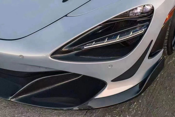 Cuerpo ancho de fibra de carbono Mclaren RYFT estilo de labio difusor de spoiler