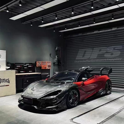 GTR estilo 720s Kit de cuerpo ancho McLaren Senna Kit de cuerpo delantero parachoques de fibra de carbono