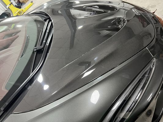 GT Mclaren Body Kit P1 estilo Capó del motor de fibra de carbono