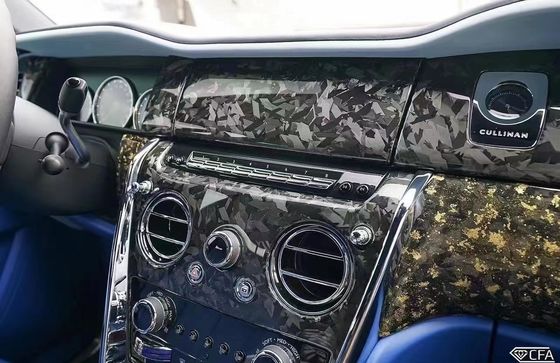 2018 Cullinan Rolls Royce Kit de carrocería de fibra de carbono seco Panel interior de recorte del centro