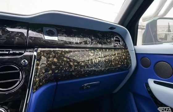 2018 Cullinan Rolls Royce Kit de carrocería de fibra de carbono seco Panel interior de recorte del centro