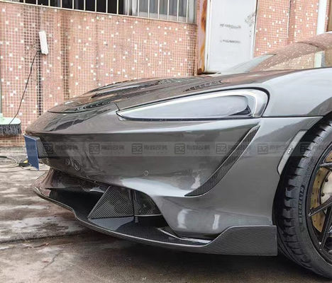 Plastico negro McLaren GT Kit de carrocería Parachoques Spoiler del lado de la falda capucha