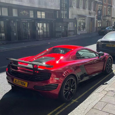 MP4 12C Kit de cuerpo Mclaren MSY estilo delantero trasero parachoques spoiler widebody Kit Rojo Negro
