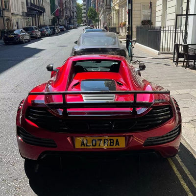 MP4 12C Kit de cuerpo Mclaren MSY estilo delantero trasero parachoques spoiler widebody Kit Rojo Negro