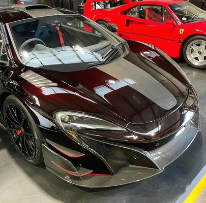 MSO 650s Kit de carrocería 688HS 688HS estilo de fibra de carbono Kit de carrocería delantero del parachoques 2017