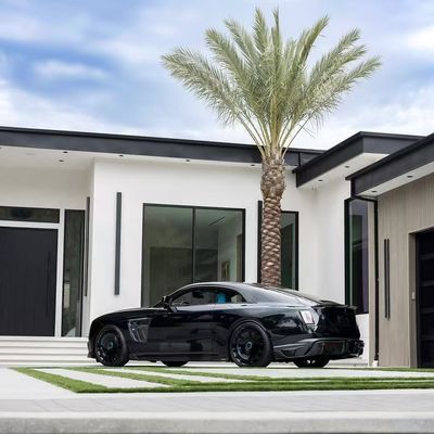 Spectre Rolls Royce Kit de cuerpo ancho estilo MSY Frente de labio difusor de spoiler Hood