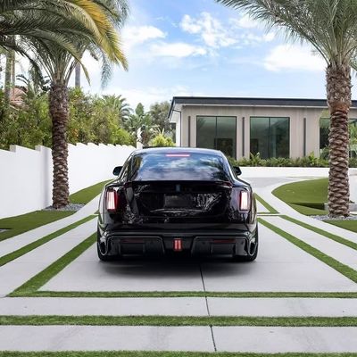 Spectre Rolls Royce Kit de cuerpo ancho estilo MSY Frente de labio difusor de spoiler Hood