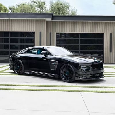 Spectre Rolls Royce Kit de cuerpo ancho estilo MSY Frente de labio difusor de spoiler Hood