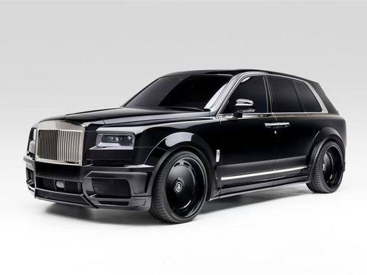 Black Cullinan Rolls Royce Kit de carrocería de estilo NT Kit de cuerpo ancho del parachoques delantero y trasero