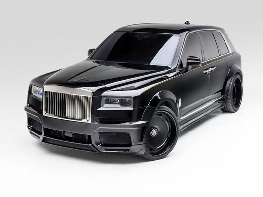 Black Cullinan Rolls Royce Kit de carrocería de estilo NT Kit de cuerpo ancho del parachoques delantero y trasero